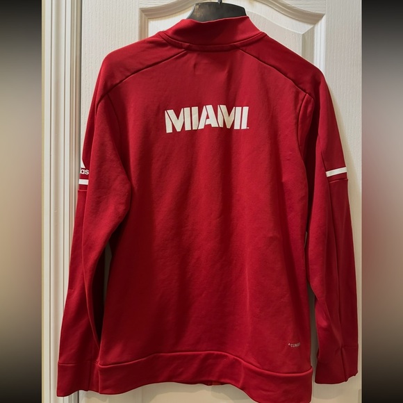 Miami University Adidas Zip Up S - Picture 2 of 3